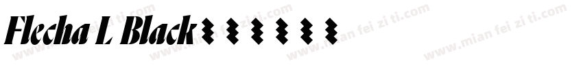Flecha L Black字体转换
